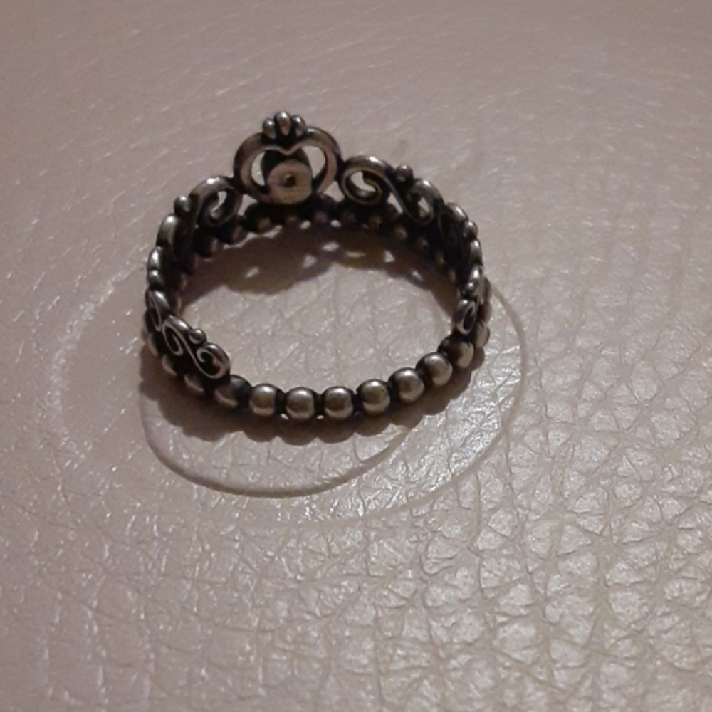 Authentic Pandora Princess Ring 7.5 - Picture 2 of 2